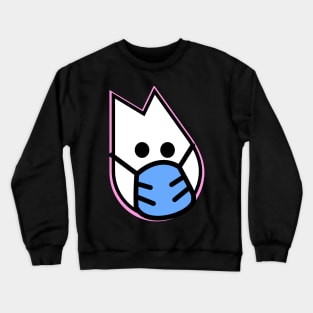 The masked cat Crewneck Sweatshirt